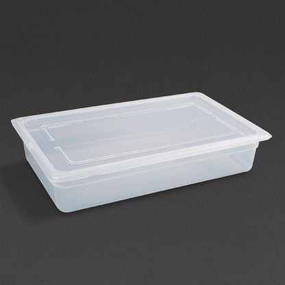 Vogue Polypropylene 1/1 Gastronorm Tray 100mm GJ511 (Pack of 2)