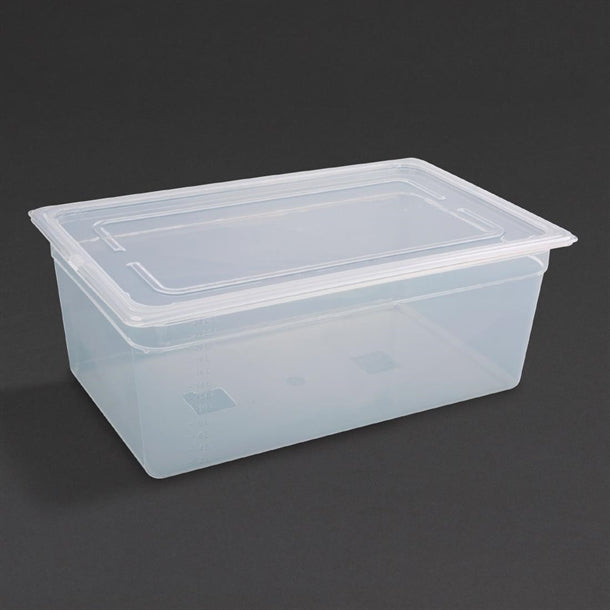 Vogue Polypropylene 1/1 Gastronorm Tray 200mm GJ513 (Pack of 2)