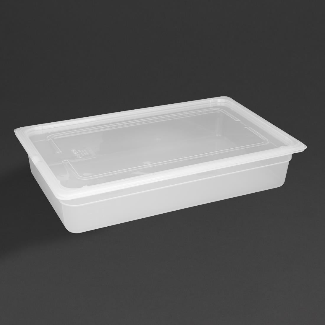 Vogue Polypropylene 1/1 Gastronorm Tray 100mm GJ511 (Pack of 2)