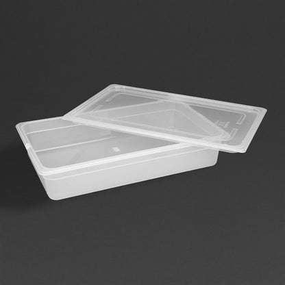 Vogue Polypropylene 1/1 Gastronorm Tray 100mm GJ511 (Pack of 2)