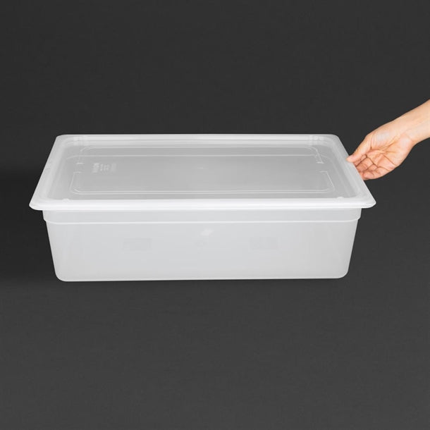 Vogue Polypropylene 1/1 Gastronorm Tray 150mm GJ512 (Pack of 2)