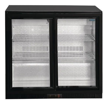 Polar G-Series Under Counter Back Bar Cooler with Sliding Doors 198Ltr GL010-A