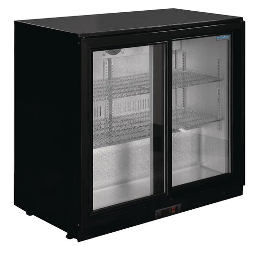 Polar G-Series Under Counter Back Bar Cooler with Sliding Doors 198Ltr GL010-A